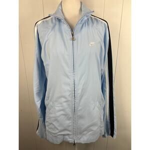 Nike Sky Blue Full Zip Jacket in Women's Size L (12-14)